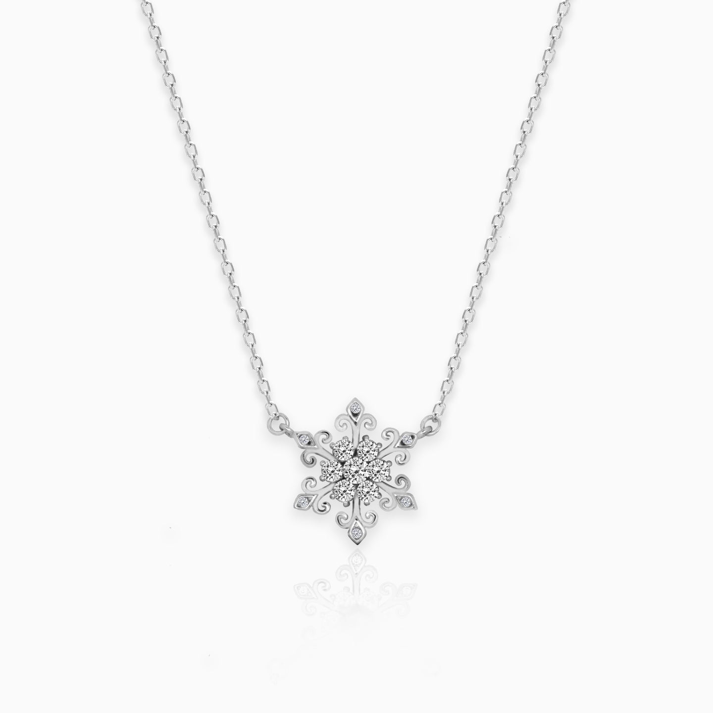 Silver Snowflake Set