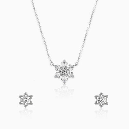 Silver Snowflake Set