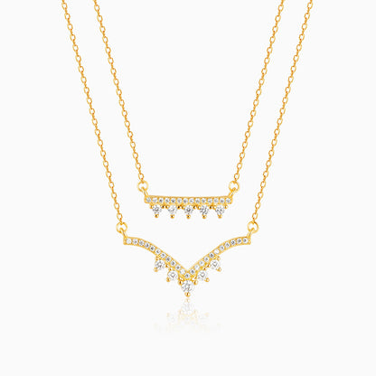 Golden Glow Layered Necklace