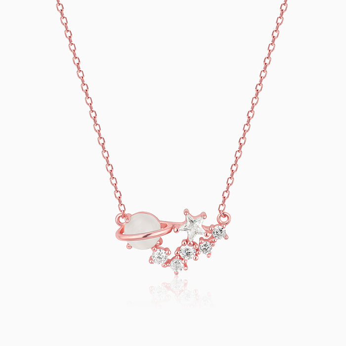 Rose Gold Celestial Love Necklace