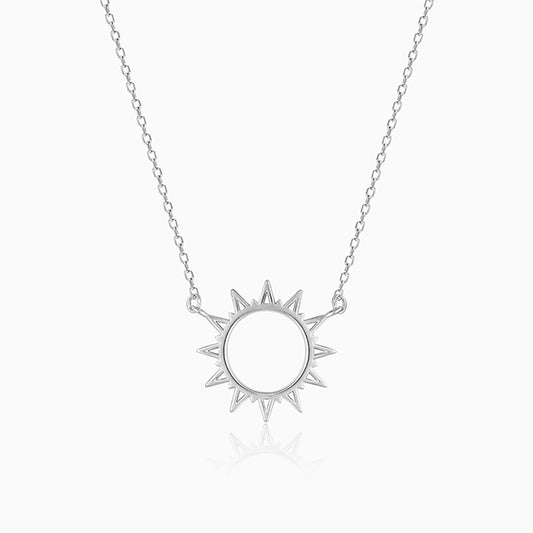 Silver Sunshine Necklace