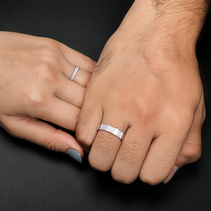 Mountain Ocean Couple Matching Ring – Perimade & Co.