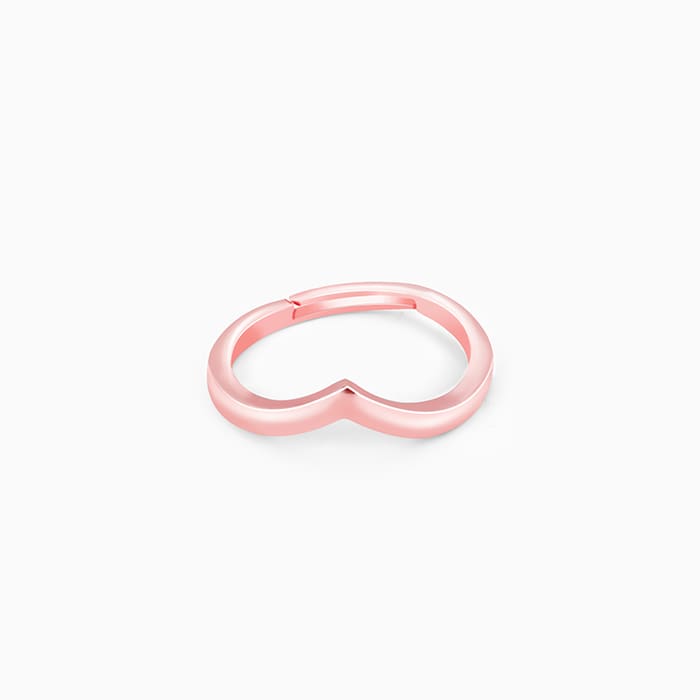 Rose Gold Wishbone Ring