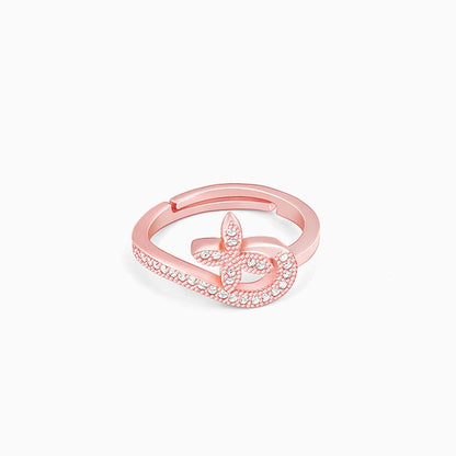 Anushka Sharma Rose Gold Floral Fun Ring