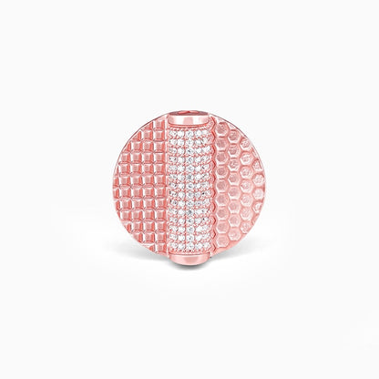 Rose Gold Sparkly Mesh Ring