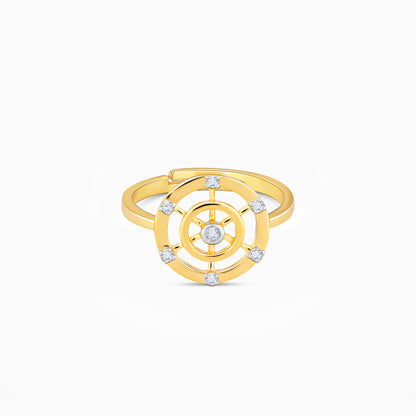 Golden Diamond Funfair Ring