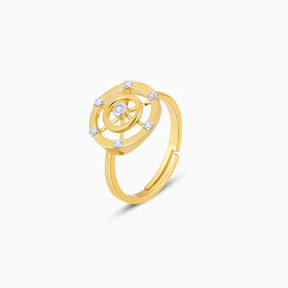 Golden Diamond Funfair Ring