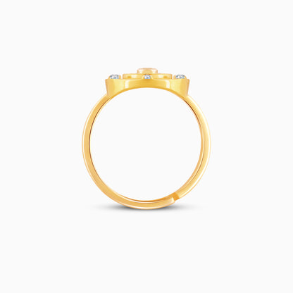 Golden Diamond Funfair Ring