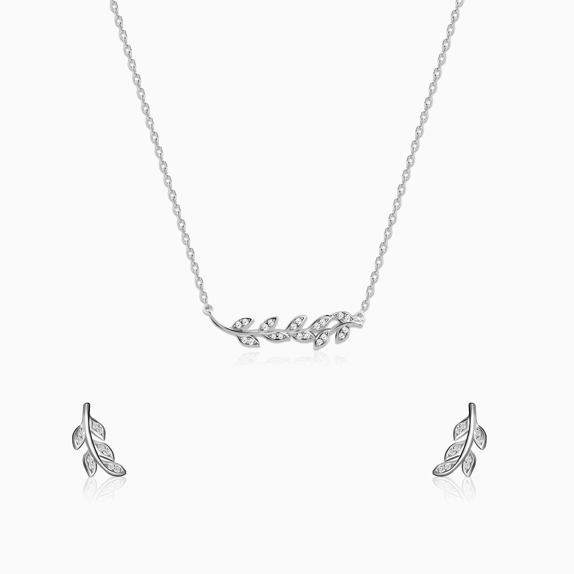 GIVA Sterling Silver You and Me Necklace (Silver) At Nykaa, Best Beauty Products Online