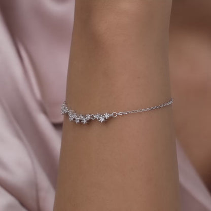 Silver Beautiful Glittering Bracelet