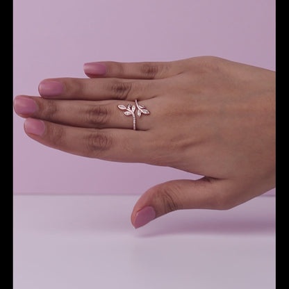 Rose Gold Pure Poise Ring